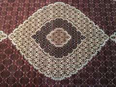 FINE  SILK & WOOL PERSIAN TABRIZ RUG