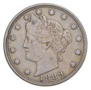 1889 Liberty V Nickel