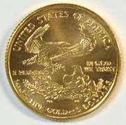 Superb Gem BU 2002 $5 Gold Eagle coin. Pristine