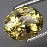 Glittering 2.14ct natural yellow Tourmaline