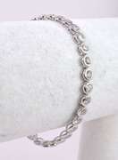 Brilliant Lady's White Gold Bracelet With Diamonds