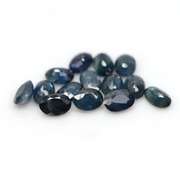 7.86ct blue green Sapphire set from Madagascar