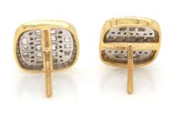 Amazing Yellow Gold Diamond Earrings