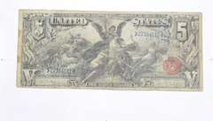 1896 $5.00 United States Silver Certificate - Large Note