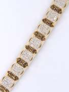 Impressive Diamond Yellow Gold Bracelet