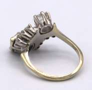 LADIES 14KT WHITE GOLD DIAMOND RING