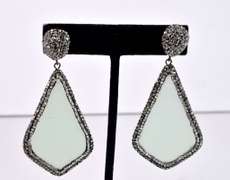 Gorgeous Crystalized Quartz Gemstone Earrings