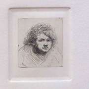 Rembrandt, Self Portrait Leaning Forward
