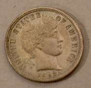 1892 Unc Barber Dime