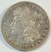 Nice key date 1885-S Morgan Silver Dollar. Original AU