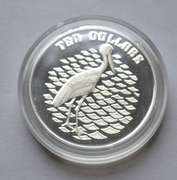 1991 Birds Of Australia Silver $ 10 Proof Silver Coin