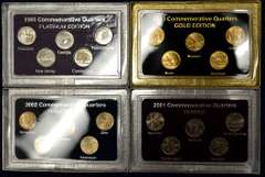 Lot Of 5 50 State Commemorative Quarters.