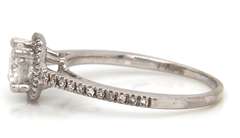 Dazzling White Gold RBC Diamond Engagement Ring