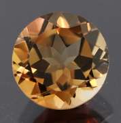 Rich red amber 3.13ct Imperial Topaz solitaire