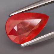 Gorgeous red orange 2.24ct Imperial Sapphire