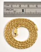 14k Yellow Gold Wheat Necklace