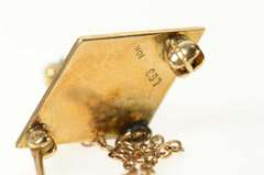 10K Yellow Gold Chi Kappa Phi Public Service Society Lapel Pin/Brooch