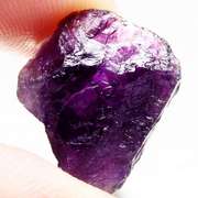 Gorgeous 15.69ct untreated uncut Amethyst
