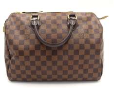 Louis Vuitton Ebene Damier Speedy Bag