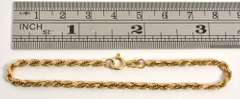 Popular Diamond Cut Rope Bracelet