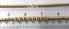 Attractive 18kt Graduated Gold Bead Necklace