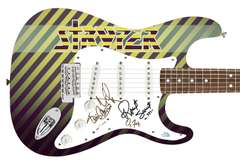 Stryper Autographed Signed Custom Photo Graphics Guitar ACOA