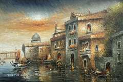 ONE OF A KIND BEAUTIFUL OIL PAINTING ON CANVAS