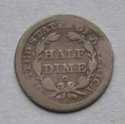1841 O Seated Half Dime