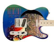 Steve Perry Autographed Signed Journey Fender Photo Graphics Guitar ACOA