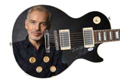 Billy Bob Thornton Autographed Signed Custom Photo Graphics Guitar ACOA