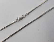 Vintage Sterling Silver Chain Necklace