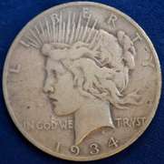 1934-D Peace Dollar Cull.