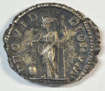 Scarce Emperor Geta Roman Silver Denarius, 209-212 AD