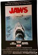 Jaws Cast x10 Autographed Signed 24x36 Poster ACOA Exact Video Proof