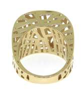 Contemporary Handmade Italian 14k Gold Ring