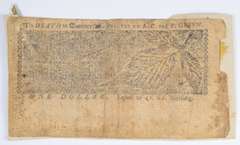 1774 Colonial Maryland - Annapolis 1 Dollar Note