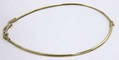 Masterpiece Yellow Gold Diamond Necklace on Omega