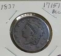 1837 Large Cent circ