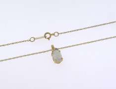 Favorite Set of 1.03ct Opal Stud, Ring and Necklace