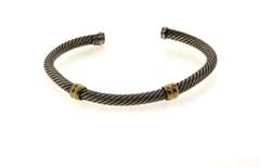 Sterling Silver Spiral Cuff Bracelet