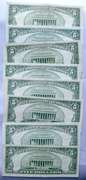 8 1953 Various Series $5 Blue Seal Silver Certificates
