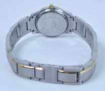 Movado Black Dial 18k Gold Bezel. Pre-Owned.