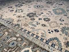 STUNNING VINTAGE REPRO RUG 6x8