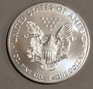 2020 Choice Frosty White BU Silver Eagle