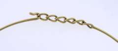 Fabulous Yellow Gold Wire Necklace
