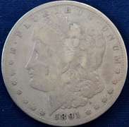 1891-CC Morgan Silver Dollar, Cull.
