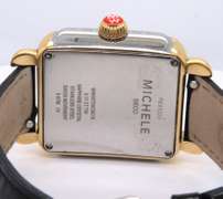 Michele Deco Madison Two Tone Diamond Dial Quartz Watch