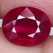 Fantastic 4.58ct oval cut rich blood red Ruby