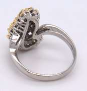 LADIES 18 KT DIAMOND COCKTAIL RING