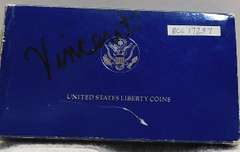 2 pc: 1986 PRF Liberty Sil Dol & Cl Hf